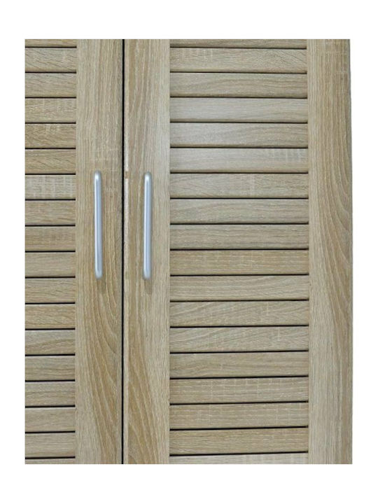 Ξύλινη Παπουτσοθήκη Sante με 7 Ράφια Sonoma Μ60xΠ37xΥ183cm
