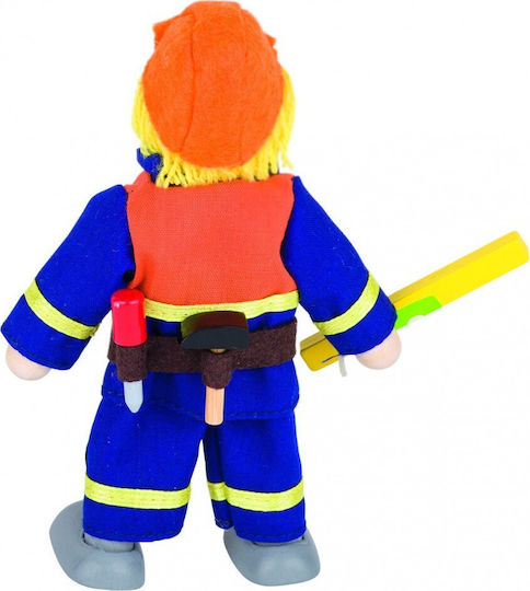Goki Bauarbeiter Holzpuppe für Puppenhaus