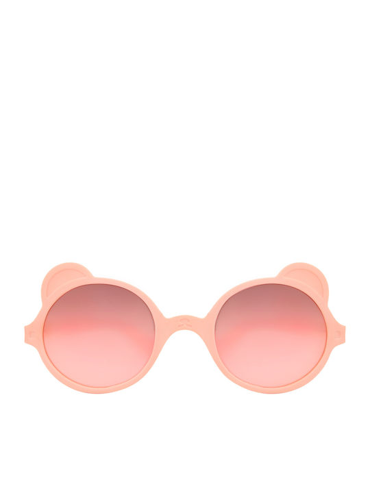 KiETLA Ourson Unbreakable Kids Sunglasses with Mirror Lens Peach for 2-4 Years