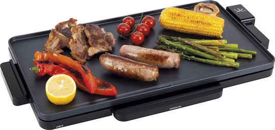 Jata Teppanyaki Grilling Plate with Adjustable Thermostat 2000W 49x27cm.
