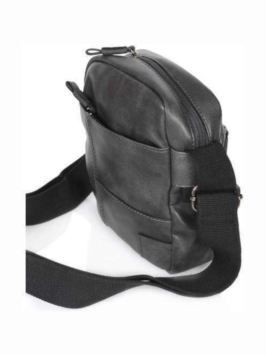 Laos Herrentasche Schulter / Crossbody Schwarz
