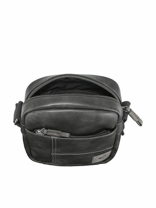 Laos Herrentasche Schulter / Crossbody Schwarz