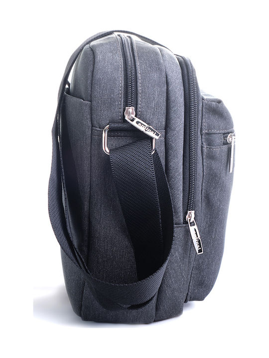 Herrentasche Schulter / Crossbody Schwarz