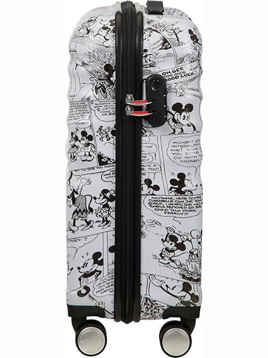 American Tourister Minnie Comics Kids Cabin Hard Suitcase Multicolour with 4 Wheels Height 55cm