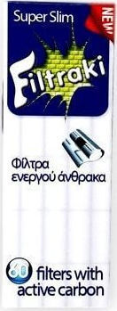 Filtraki Filtertips Aktivkohle 5.7mm 60x1Stk