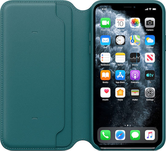 Apple Leather Folio Wallet Leather Green (iPhone 11 Pro Max)