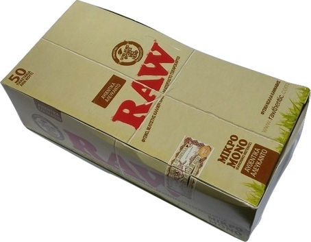 Raw Organic Hemp Zigarettenpapiere 60 Blätter 50Stück