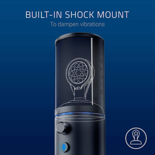 Razer Seiren X PS4 Микрофон Настолен в Blue Цвят