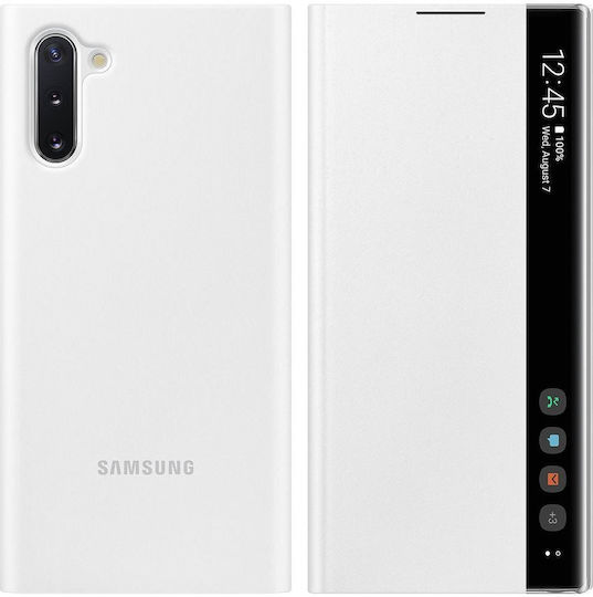 Samsung Book Synthetic Leather / Plastic White (Galaxy Note 10)