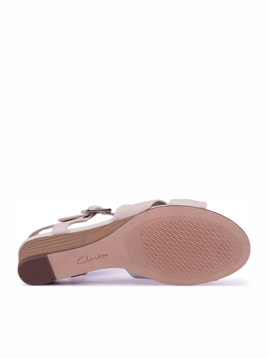 Sense Strap Leder Flache Sandalen für Damen Anatomisch mit Riemen in Weiß Farbe