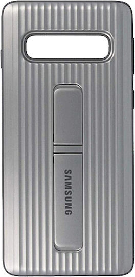 Samsung Задна корица Пластмаса Сребрист (Galaxy S10+)