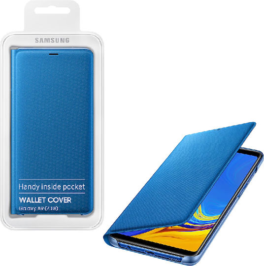 Samsung Book Synthetic Leather Blue (Galaxy A9 2018) GWW