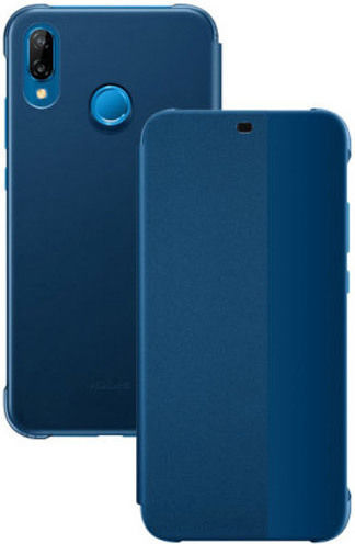 Huawei Smart View Book Δερματίνης Navy Μπλε (Huawei P20 Lite)