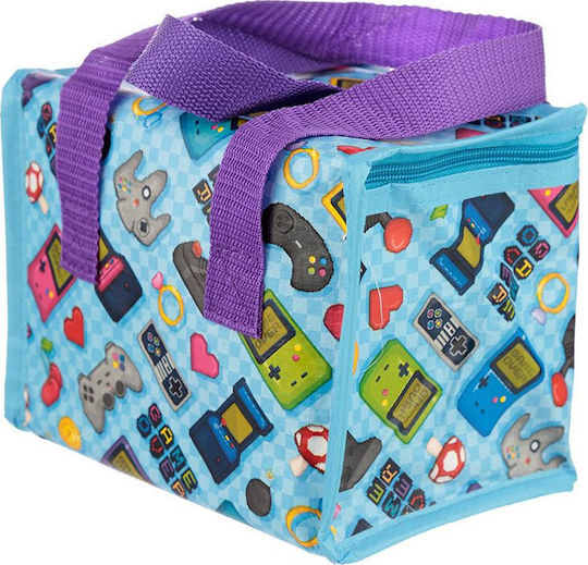 Puckator School Insulated Hand Lunch Bag 4lt Blue 21 x 14 x 16cm