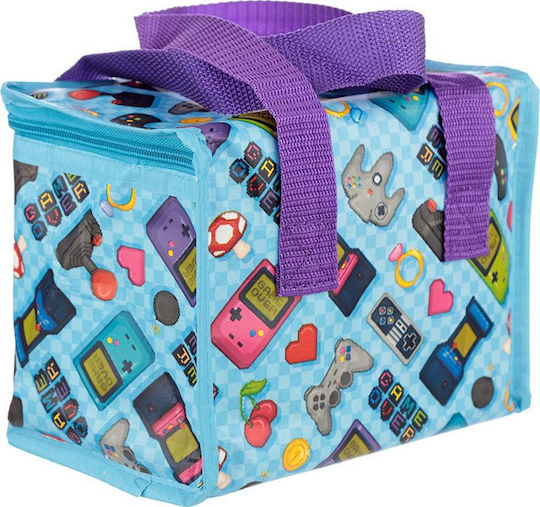 Puckator School Insulated Hand Lunch Bag 4lt Blue 21 x 14 x 16cm