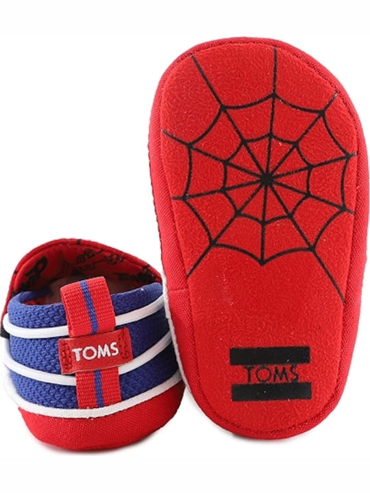 Toms Baby Espadrilles Rote Tiny Lima Marvel Spider Man