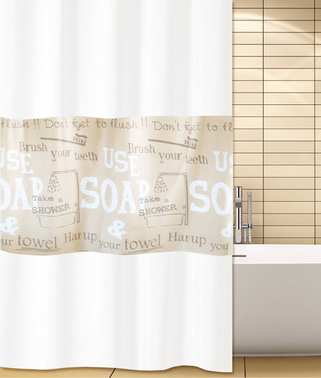 San Lorentzo Тъканна Душ Завеса Soap San Lorentzo Тъканна Душ Завеса Soap