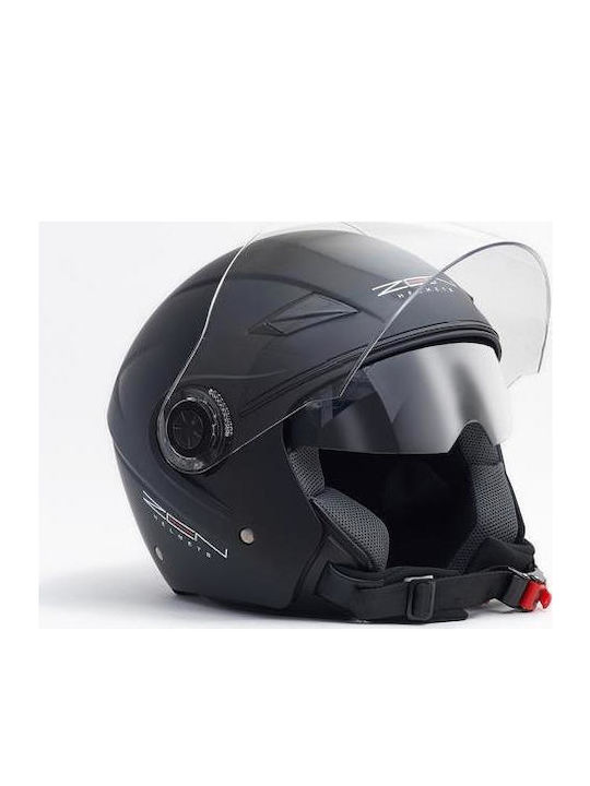Zen ZN-105 Black Matt Motorradhelm Jet