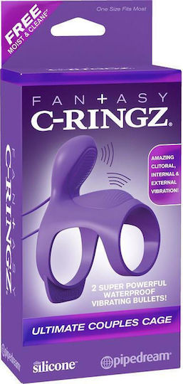 Pipedream Fantasy C-Ringz Ultimate Couples Cage 4cm Purple