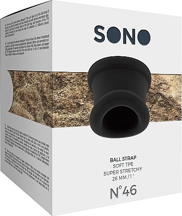 Shots Sono No.46 Ball Strap 3cm Black