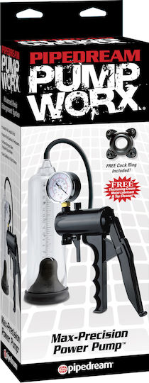 Pipedream Pump Worx Max-Precision Power Pompa Penis Negru