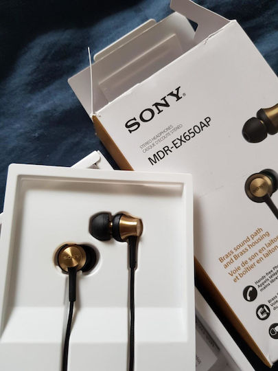 Sony MDR-EX650AP Безжични Стерео с жак 3.5mm Златист