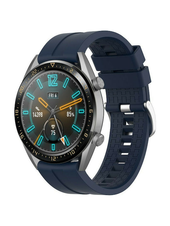 Λουράκι Σιλικόνης Μπλε (Huawei Watch GT/GT Pro 2/3/4/5 / Ultimate 46mm)