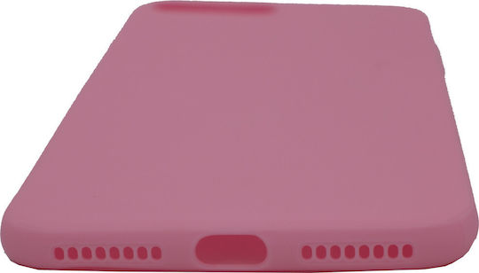 Hurtel Soft Flexible Rubber Silicone Pink Back Cover for iPhone 8/7 Plus