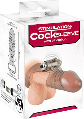 You2Toys Stimulation Cock Sleeve Vibration 15cm Transparent