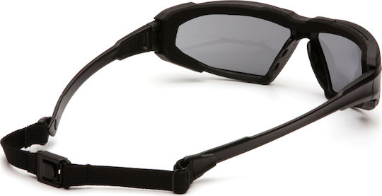 Pyramex Safety Highlander H2x Anti-fog Safety Glasses / Work Mask for Protection with Black Lenses Tinted 1pcs