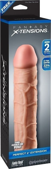 Pipedream Fantasy X-tensions Perfect Penis Extension Flesh 20cm
