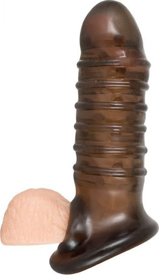 You2Toys Rebel Dick & Ball Sleeve Προέκταση Πέους Μαύρη 18cm