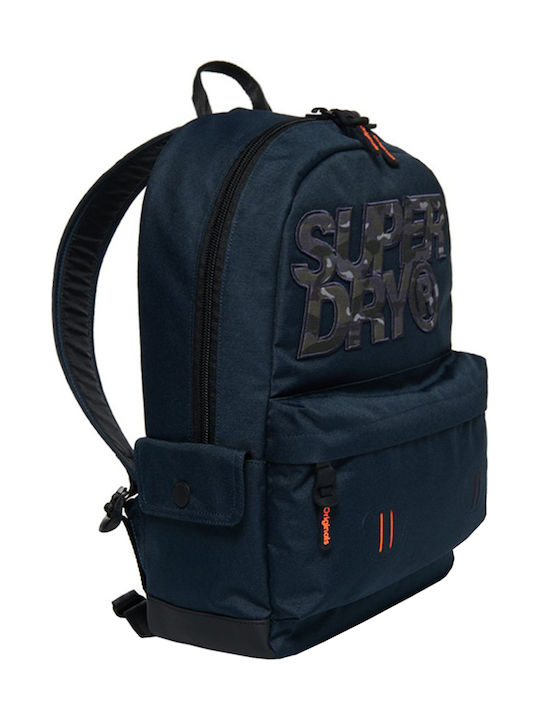 Superdry Lineman Montana Υφασμάτινο Σακίδιο Πλάτης Navy Μπλε