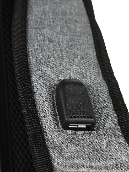 Diplomat Backpack 18.5lt Γκρι