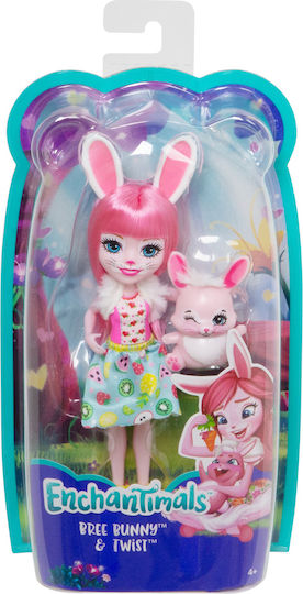 Mattel Bree Bunny & Twist Кукла за 4+ години+ години 15см.