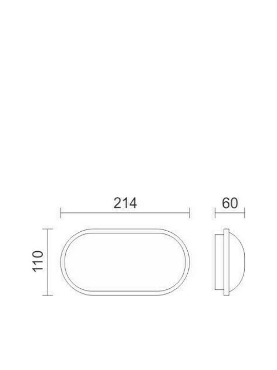 Spot Light Wall-Mounted Outdoor Turtle Light LED IP54 15W with Natural White Light