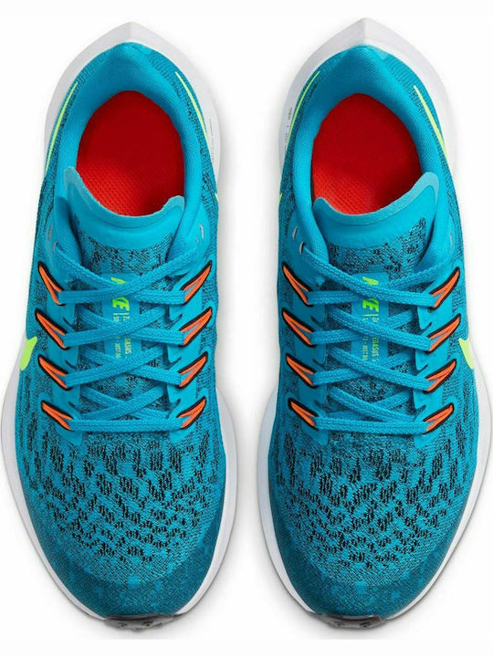Αθλητικά Παιδικά Παπούτσια Running Air Zoom Pegasus 36 Laser Blue / Lemon Venom / Black