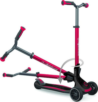 Globber Kids 3-Wheel Foldable Scooter Ultimum for 5+ years Red