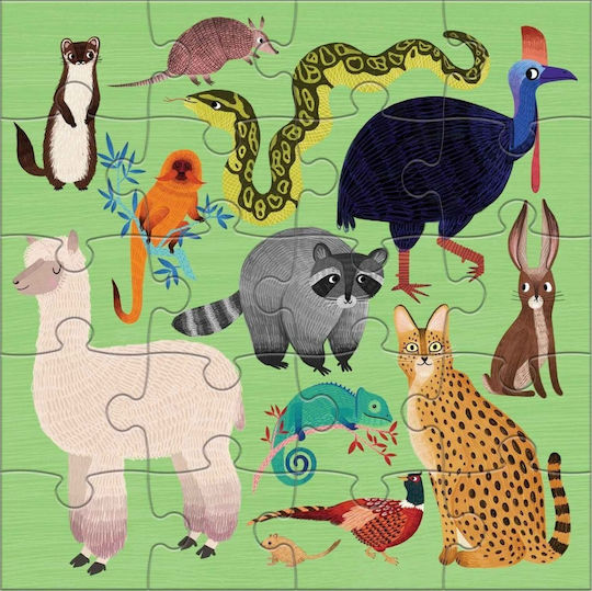 Παιδικό Puzzle Land & Sea Animals για 4+ Ετών 20pcs Mudpuppy