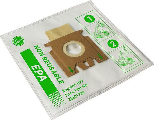 Hoover H77 Vacuum Cleaner Bags 4pcs Compatible with Hoover Vacuum Cleaners