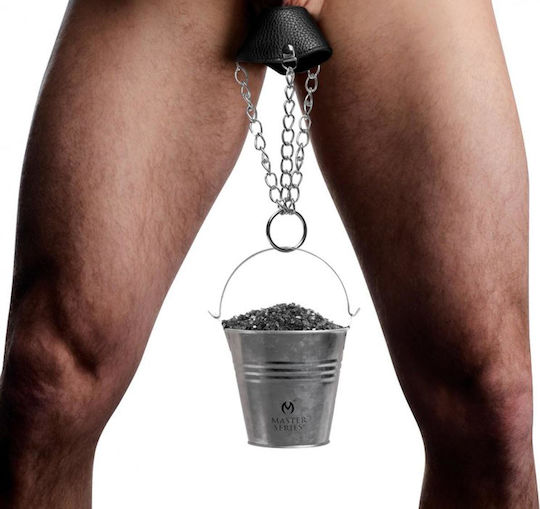 XR Master Series Hells Bucket Ball Stretcher Пръстен Тестис Металик Сив