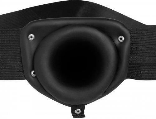 XR Size Matters Erection Assist Gurtzeug mit Dildo in Schwarz Farbe