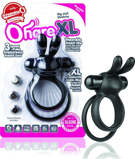 Screaming O Ohare XL Cock Ring Schwanz Schwarz