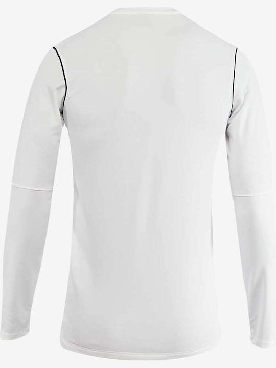 Nike Park Crew Men's Athletic Long Sleeve Blouse Dri-Fit White