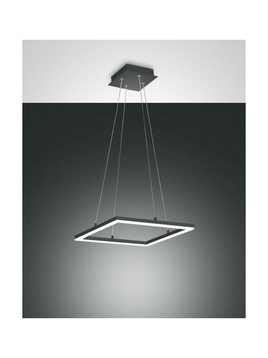 Fabas Luce Bard Pendant Light LED with Warm White Light Black