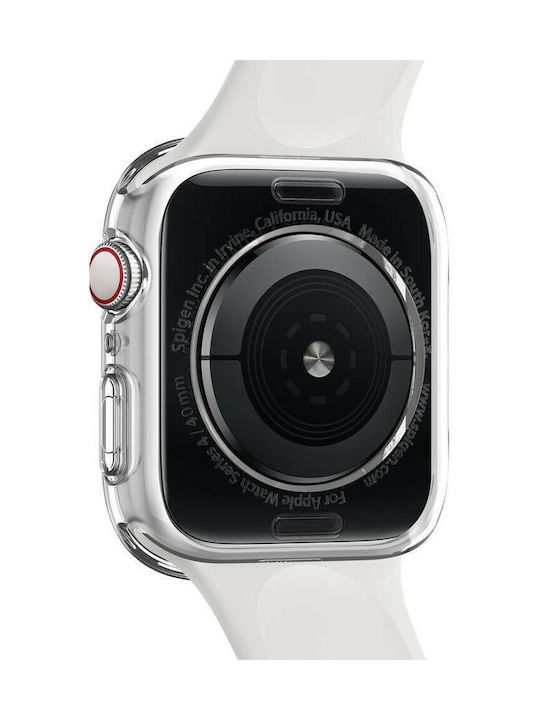 Spigen Liquid Crystal Θήκη Σιλικόνης σε Διάφανο χρώμα για το Apple Watch 44mm