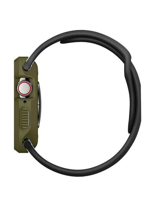 Spigen Rugged Armor Θήκη Σιλικόνης Olive Green για το Apple Watch 40mm