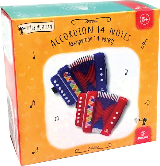 Svoora Acordeon Albastru Pentru 5+ Ani