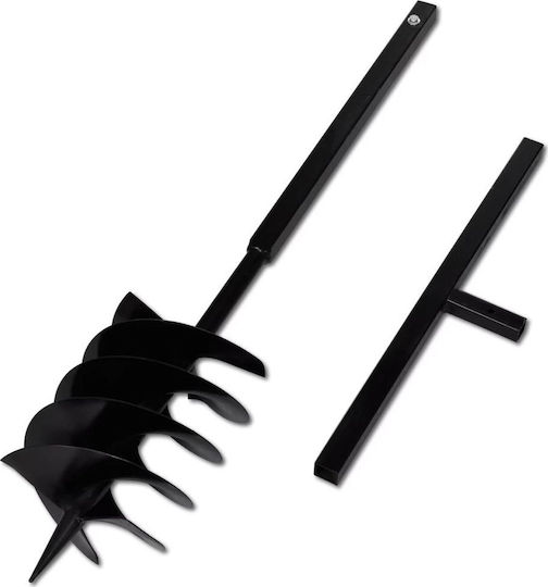 vidaXL Hand Drill with Handle 200mm and Steel Extension Tube 5m