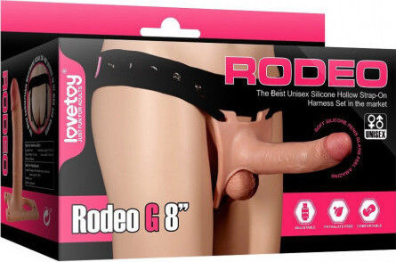 Lovetoy Rodeo G Harness με Dildo στο χρώμα του δέρματος